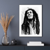 Billede af Bob Marley, 30x40