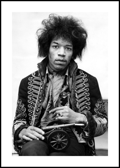 Billede af Jimi Hendrix, 30x40