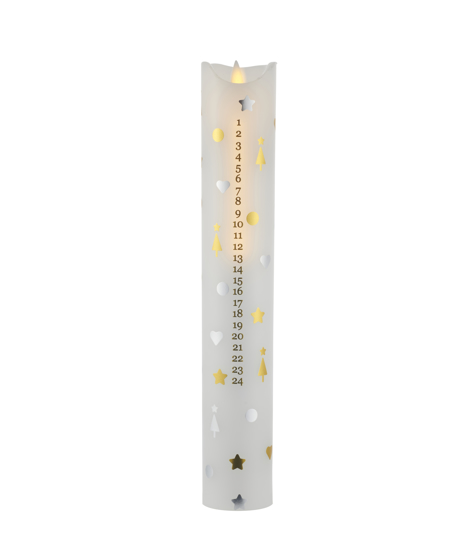 Billede af Sara Kalenderlys, Ø4,8xH29cm