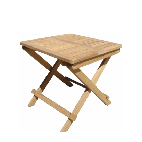 Billede af Teak picnic bord, 50x50cm