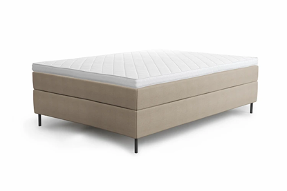 Vis detaljer for Jensen Ambassadør kontinental 140x200 inkl. topmadras Billede af Jensen Ambassadør kontinental 140x200 inkl. topmadras