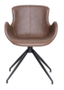 Billede af 18043 ARMSTOL, MØRK BRUN PU