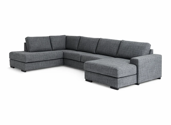 Billede af Malmø sofa med chaiselong og open end