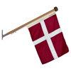 Billede af Lukus ege facadestang med Dannebrogsflag