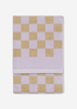 Billede af Checker Towel Lilla, 50x100cm