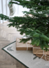 Billede af Baum juletræstæppe, 130x130cm