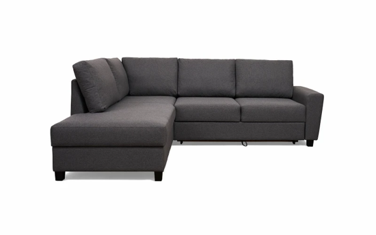 Billede af Als Basic sovesofa med open end, antracit