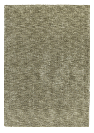 Billede af Håndtuftet tæppe, 140x200cm - Grøn
