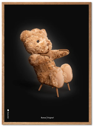 Vis detaljer for Brainchild Bamse figur plakat, 50x70 Billede af Brainchild Bamse figur plakat, 50x70