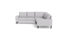 Billede af Stamford 2600 hjørnesofa - Lys grå rebel stof