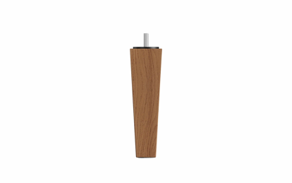 Vis detaljer for Amour koniske sengeben, 8 stk - Eg olie Billede af Amour koniske sengeben, 8 stk - Eg olie