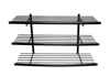 Billede af Sir James skohylde, med 3 hylder, Sort stel, bredde 80 cm