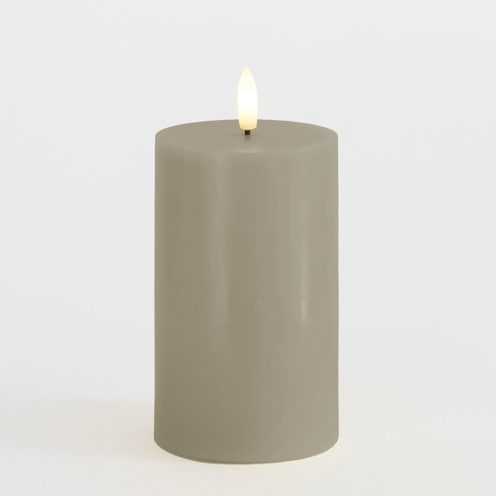 Billede af Sille Led Bloklys, Ø7,5x12,5cm
