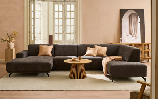 Billede af Ohio sofa med chaiselong og open end