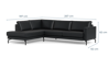 Billede af Cannes sofa med open end