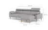 Billede af Michigan sofa med chaiselong