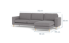Billede af Symfoni 2018 sofa med chaiselong
