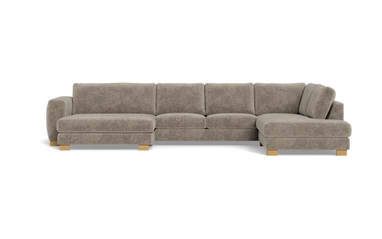 Billede af Halifax sofa med chaiselong og open end