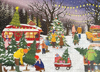 Billede af Christmas Trees & Snowflakes - Puslespils julekalender