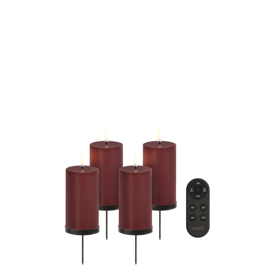 Billede af Advent LED bloklys gaveæske