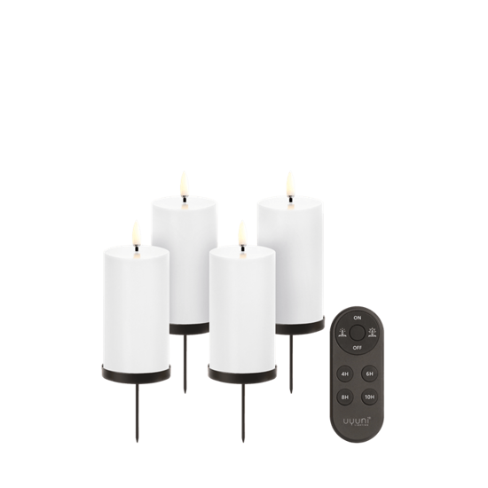 Billede af Advent LED bloklys gaveæske