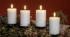 Billede af Advent LED bloklys gaveæske