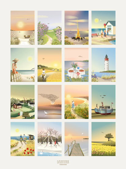 Billede af Danmarksmotiver #2, 15x21cm