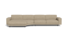 Billede af Samba Day sofa med rund chaiselong og Pedro arm