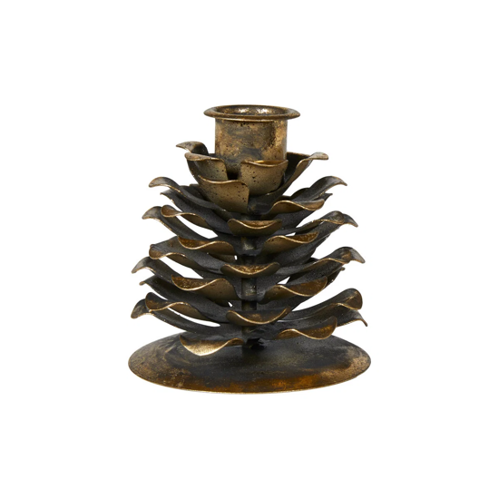 Billede af Kogle lysestage, H10cm