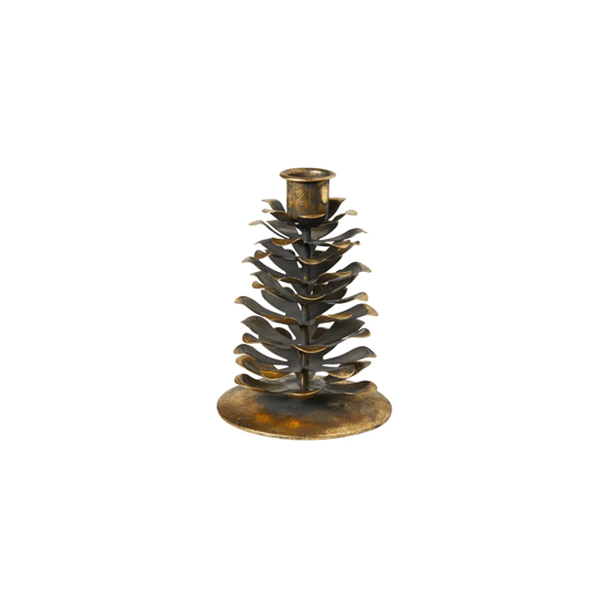 Billede af Kogle lysestage, H14cm