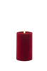 Billede af Sille Velvet Led Bloklys, Ø7,5x12,5cm