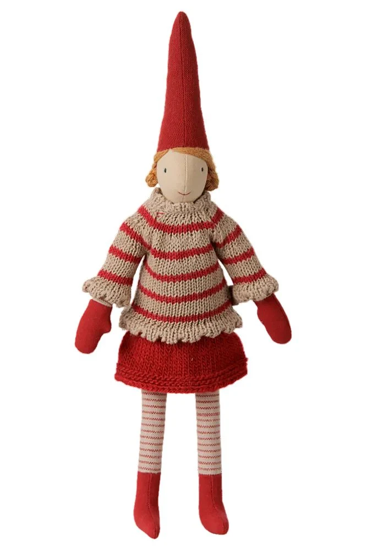 Billede af Nisse, str. 2 - Pige med stribet sweater