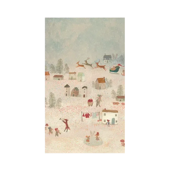 Billede af Gavepapir, 10m - Santa is coming