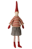 Billede af Nisse, str. 3 - Pige m. stribet strikket sweater