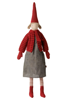 Billede af Nisse, str. 4 - Pige m. stribet strikket cardigan