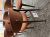 Billede af 6 stk Ram spisestole m. wood comfort shell
